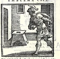 Picture 22 of 38 from Emblemata v. cl. Andreae Alciati : cu[m] imaginibus plerisque restitutis ad mentem auctoris (1618), leaf 270