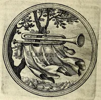 Picture 39 of 39 from Emblematum ethico-politicorum centuria Iulii Guilielmi Zincgrefii (1624), leaf 218