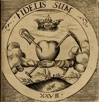 An illustration from Emblematum sacrorum prima[-secunda] pars : das ist, fünfftzig geistlicher in Kupffer gestochener Emblematum ausz der H. Schrifft von dem süssen Namen vnd Creutz Jesu Christi, erster[-ander] Theyl (1624)