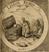 Picture 39 of 121 from Emblematum sacrorum prima[-secunda] pars : das ist, fünfftzig geistlicher in Kupffer gestochener Emblematum ausz der H. Schrifft von dem süssen Namen vnd Creutz Jesu Christi, erster[-ander] Theyl (1624), leaf 146