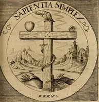 An illustration from Emblematum sacrorum prima[-secunda] pars : das ist, fünfftzig geistlicher in Kupffer gestochener Emblematum ausz der H. Schrifft von dem süssen Namen vnd Creutz Jesu Christi, erster[-ander] Theyl (1624)