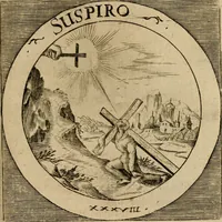 Picture 45 of 121 from Emblematum sacrorum prima[-secunda] pars : das ist, fünfftzig geistlicher in Kupffer gestochener Emblematum ausz der H. Schrifft von dem süssen Namen vnd Creutz Jesu Christi, erster[-ander] Theyl (1624), leaf 170