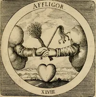 Picture 56 of 121 from Emblematum sacrorum prima[-secunda] pars : das ist, fünfftzig geistlicher in Kupffer gestochener Emblematum ausz der H. Schrifft von dem süssen Namen vnd Creutz Jesu Christi, erster[-ander] Theyl (1624), leaf 210
