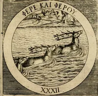 Picture 101 of 121 from Emblematum sacrorum prima[-secunda] pars : das ist, fünfftzig geistlicher in Kupffer gestochener Emblematum ausz der H. Schrifft von dem süssen Namen vnd Creutz Jesu Christi, erster[-ander] Theyl (1624), leaf 366