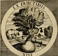 Picture 116 of 121 from Emblematum sacrorum prima[-secunda] pars : das ist, fünfftzig geistlicher in Kupffer gestochener Emblematum ausz der H. Schrifft von dem süssen Namen vnd Creutz Jesu Christi, erster[-ander] Theyl (1624), leaf 422
