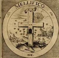 Picture 24 of 121 from Emblematum sacrorum prima[-secunda] pars : das ist, fünfftzig geistlicher in Kupffer gestochener Emblematum ausz der H. Schrifft von dem süssen Namen vnd Creutz Jesu Christi, erster[-ander] Theyl (1624), leaf 86