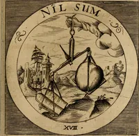 An illustration from Emblematum sacrorum prima[-secunda] pars : das ist, fünfftzig geistlicher in Kupffer gestochener Emblematum ausz der H. Schrifft von dem süssen Namen vnd Creutz Jesu Christi, erster[-ander] Theyl (1624)