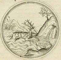 An illustration from Symbolorvm & emblematvm ex animalibvs qvadrvpedibvs desvmtorvm centvria altera (1595)