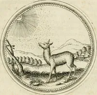 Picture 47 of 108 from Symbolorvm & emblematvm ex animalibvs qvadrvpedibvs desvmtorvm centvria altera (1595), leaf 102