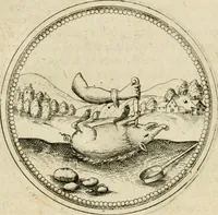 An illustration from Symbolorvm & emblematvm ex animalibvs qvadrvpedibvs desvmtorvm centvria altera (1595)