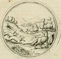 An illustration from Symbolorvm & emblematvm ex animalibvs qvadrvpedibvs desvmtorvm centvria altera (1595)