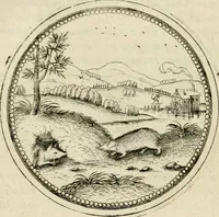Picture 62 of 108 from Symbolorvm & emblematvm ex animalibvs qvadrvpedibvs desvmtorvm centvria altera (1595), leaf 130