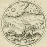 An illustration from Symbolorvm & emblematvm ex animalibvs qvadrvpedibvs desvmtorvm centvria altera (1595)