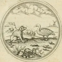 Picture 67 of 108 from Symbolorvm & emblematvm ex animalibvs qvadrvpedibvs desvmtorvm centvria altera (1595), leaf 140