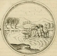 An illustration from Symbolorvm & emblematvm ex animalibvs qvadrvpedibvs desvmtorvm centvria altera (1595)