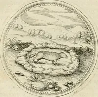 Picture 87 of 108 from Symbolorvm & emblematvm ex animalibvs qvadrvpedibvs desvmtorvm centvria altera (1595), leaf 178