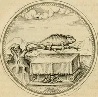 An illustration from Symbolorvm & emblematvm ex animalibvs qvadrvpedibvs desvmtorvm centvria altera (1595)