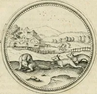 An illustration from Symbolorvm & emblematvm ex animalibvs qvadrvpedibvs desvmtorvm centvria altera (1595)