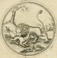 An illustration from Symbolorvm & emblematvm ex animalibvs qvadrvpedibvs desvmtorvm centvria altera (1595)