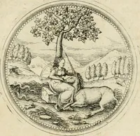 An illustration from Symbolorvm & emblematvm ex animalibvs qvadrvpedibvs desvmtorvm centvria altera (1595)