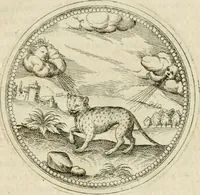 An illustration from Symbolorvm & emblematvm ex animalibvs qvadrvpedibvs desvmtorvm centvria altera (1595)