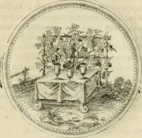 An illustration from Symbolorvm & emblematvm ex re herbaria desvmtorvm centvria vna (1590)