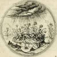 An illustration from Symbolorvm & emblematvm ex re herbaria desvmtorvm centvria vna (1590)