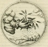 An illustration from Symbolorvm & emblematvm ex re herbaria desvmtorvm centvria vna (1590)