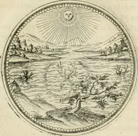 An illustration from Symbolorvm & emblematvm ex re herbaria desvmtorvm centvria vna (1590)