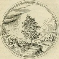 An illustration from Symbolorvm & emblematvm ex re herbaria desvmtorvm centvria vna (1590)