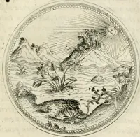 An illustration from Symbolorvm & emblematvm ex re herbaria desvmtorvm centvria vna (1590)