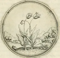An illustration from Symbolorvm & emblematvm ex re herbaria desvmtorvm centvria vna (1590)