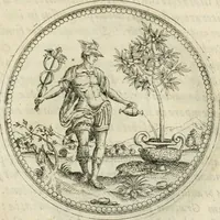 An illustration from Symbolorvm & emblematvm ex re herbaria desvmtorvm centvria vna (1590)