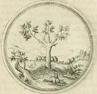An illustration from Symbolorvm & emblematvm ex re herbaria desvmtorvm centvria vna (1590)