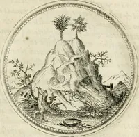 An illustration from Symbolorvm & emblematvm ex re herbaria desvmtorvm centvria vna (1590)