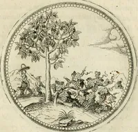 An illustration from Symbolorvm & emblematvm ex re herbaria desvmtorvm centvria vna (1590)