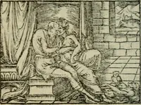 An illustration from Emblemes d'Alciat : en latin et francois vers povr vers (1574)