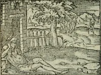 An illustration from Emblemes d'Alciat : en latin et francois vers povr vers (1574)