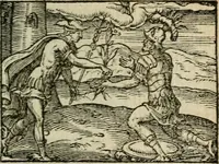An illustration from Emblemes d'Alciat : en latin et francois vers povr vers (1574)