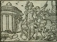 An illustration from Emblemes d'Alciat : en latin et francois vers povr vers (1574)