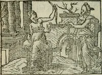 An illustration from Emblemes d'Alciat : en latin et francois vers povr vers (1574)