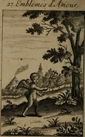 An illustration from Emblemes d'amour en quatre langue (1683)