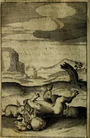 An illustration from Emblemes divers, representez dans cent quarante figures en taille-douce : Enrichis de discours moraux, philosophiques, politiques, et hystoriques ... Où il est traité de la science des roys, princes, ministres d'estats, et generaux d'armées (1659)