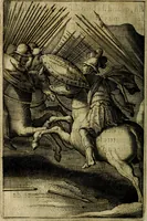 Picture 15 of 196 from Emblemes divers, representez dans cent quarante figures en taille-douce : Enrichis de discours moraux, philosophiques, politiques, et hystoriques ... Où il est traité de la science des roys, princes, ministres d'estats, et generaux d'armées (1659), leaf 70