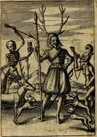 An illustration from Emblemes nouveaux; esquels le cours de ce monde est depeint et representé par certaines figures, desquelles le sens est expliqué par rimes ... Premieremente en allemand & maintenent en françois .. (1617)