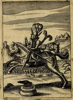 An illustration from Emblemes nouveaux; esquels le cours de ce monde est depeint et representé par certaines figures, desquelles le sens est expliqué par rimes ... Premieremente en allemand & maintenent en françois .. (1617)