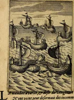 An illustration from Emblemes nouveaux; esquels le cours de ce monde est depeint et representé par certaines figures, desquelles le sens est expliqué par rimes ... Premieremente en allemand & maintenent en françois .. (1617)