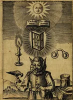 An illustration from Emblemes nouveaux; esquels le cours de ce monde est depeint et representé par certaines figures, desquelles le sens est expliqué par rimes ... Premieremente en allemand & maintenent en françois .. (1617)