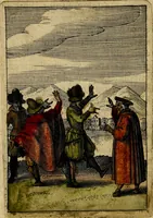 An illustration from Emblemes nouveaux; esquels le cours de ce monde est depeint et representé par certaines figures, desquelles le sens est expliqué par rimes ... Premieremente en allemand & maintenent en françois .. (1617)