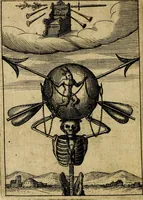 An illustration from Emblemes nouveaux; esquels le cours de ce monde est depeint et representé par certaines figures, desquelles le sens est expliqué par rimes ... Premieremente en allemand & maintenent en françois .. (1617)